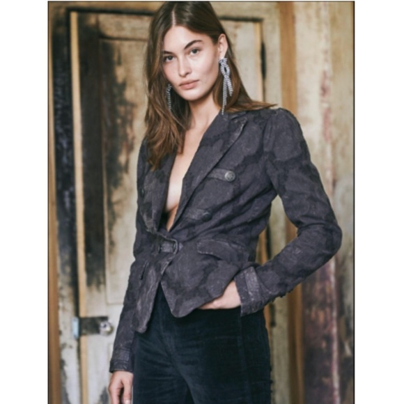 NWOT Free People James Military Inspired Blazer Size‎ XS - Picture 2 of 12